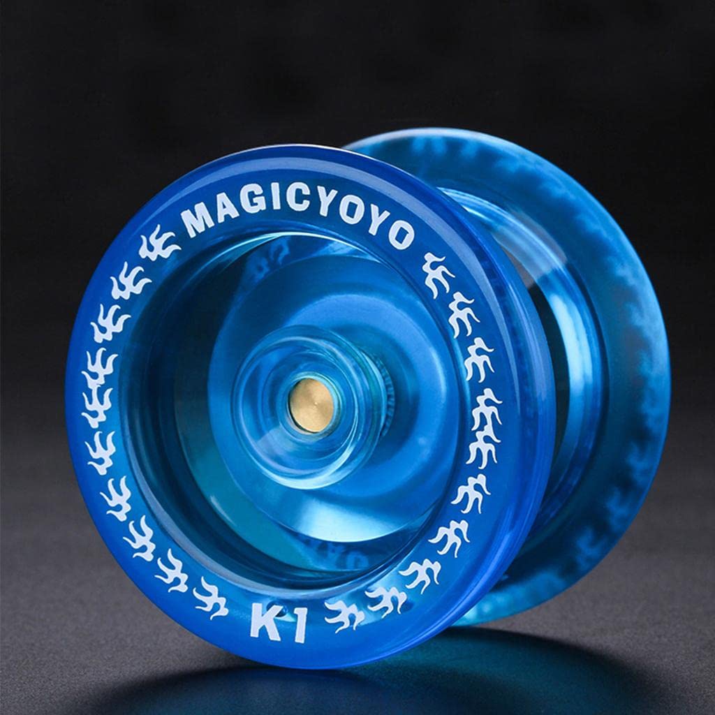 Juego de 5 rodamientos K1 de aleación de bolas profesionales KK YoYo azul, K1 azul