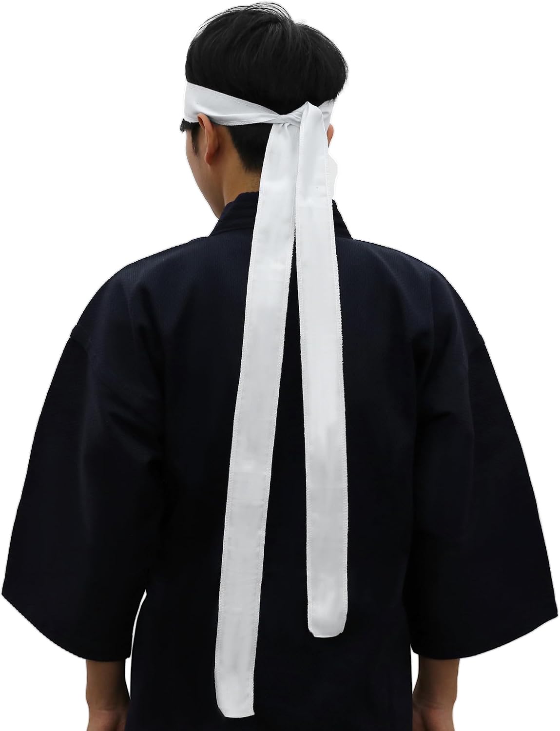 ZooBoo 2PCS Kendo Samurai Warrior Kendo Headband Ninja Headband 200cm | Ideal For Kendo, Karate, Aikido, Cosplay, Stage Performances, Cultural Events