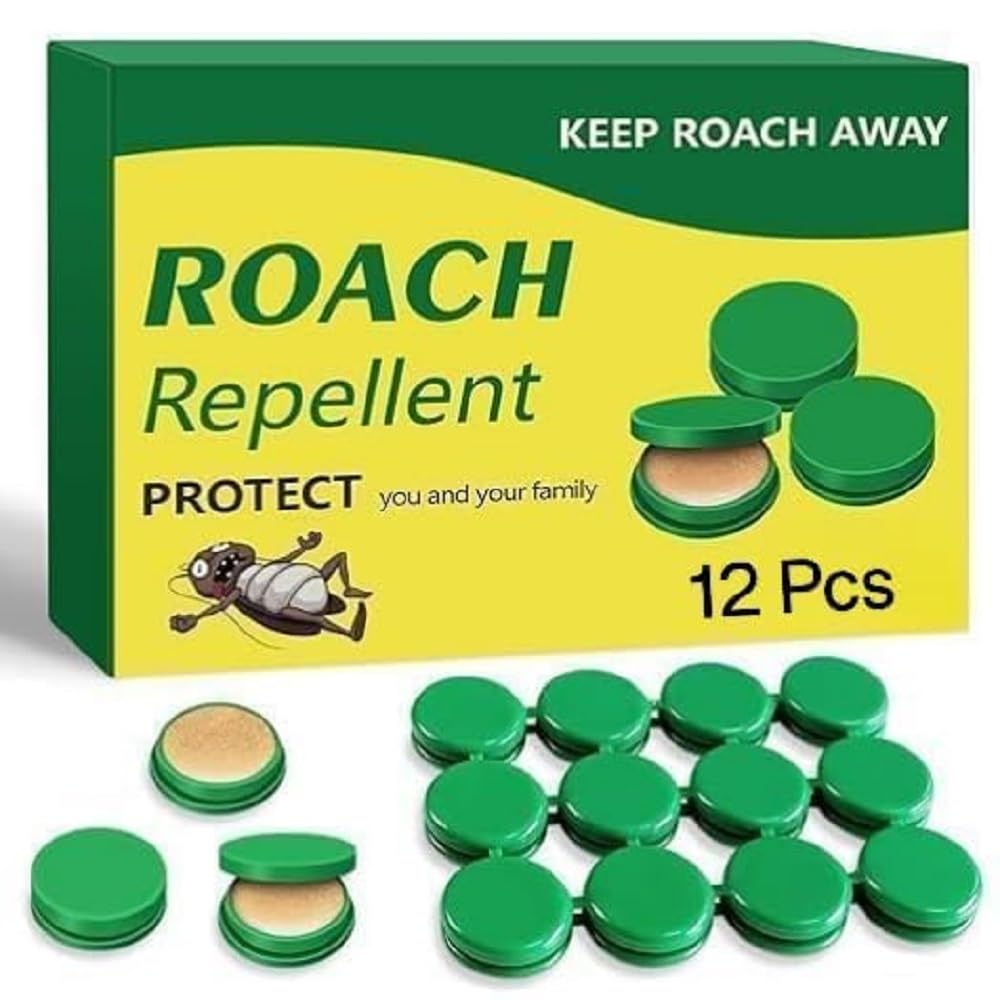 Cockroach Killer Bait 12 Pcs Roach Control Gel Pods for Kitchen, Bathroom, Cabinets & Storage Areas - Indoor and Outdoor Cockroach Repellent Trap Solution for Home, Office and Commercial Use-image-4