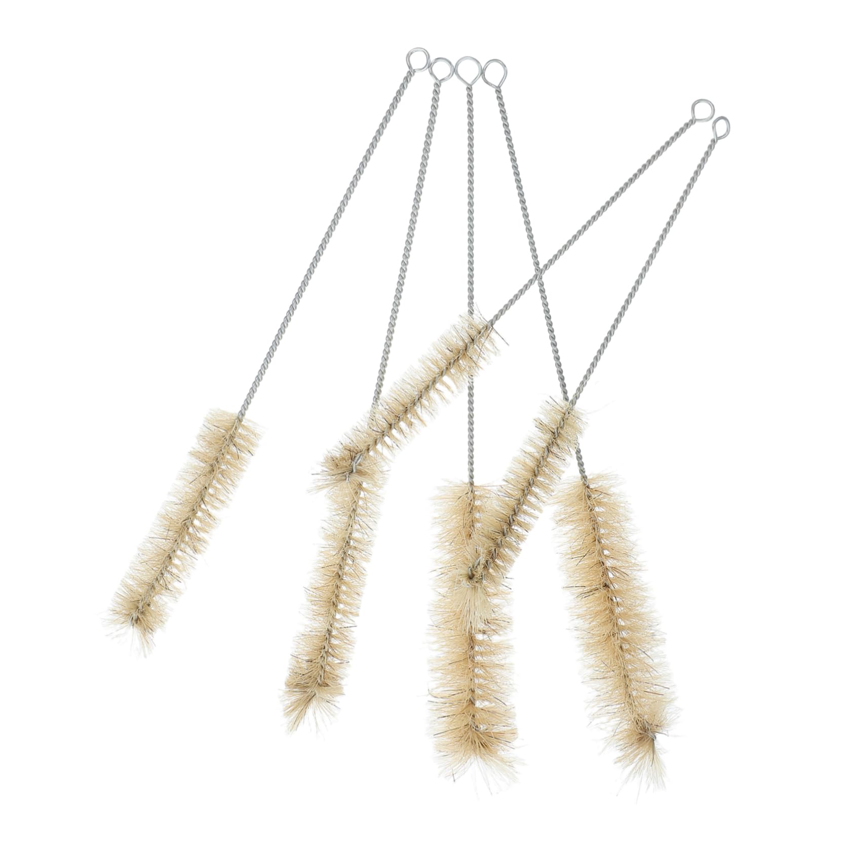 MUCKLILY 3 Size Options Lab Cleaning Bottle Brush Test Tube Brush Plastic Handle Soft Bristles Glassware Cleaner