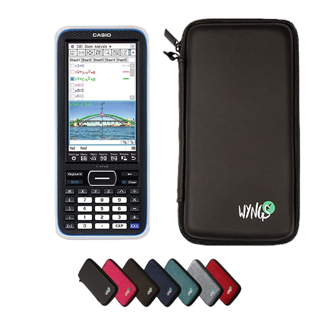 Casio Classpad II (fx-CP400) inkl. WYNGS Schutztasche Schwarz - Grafikrechner - Basic Set