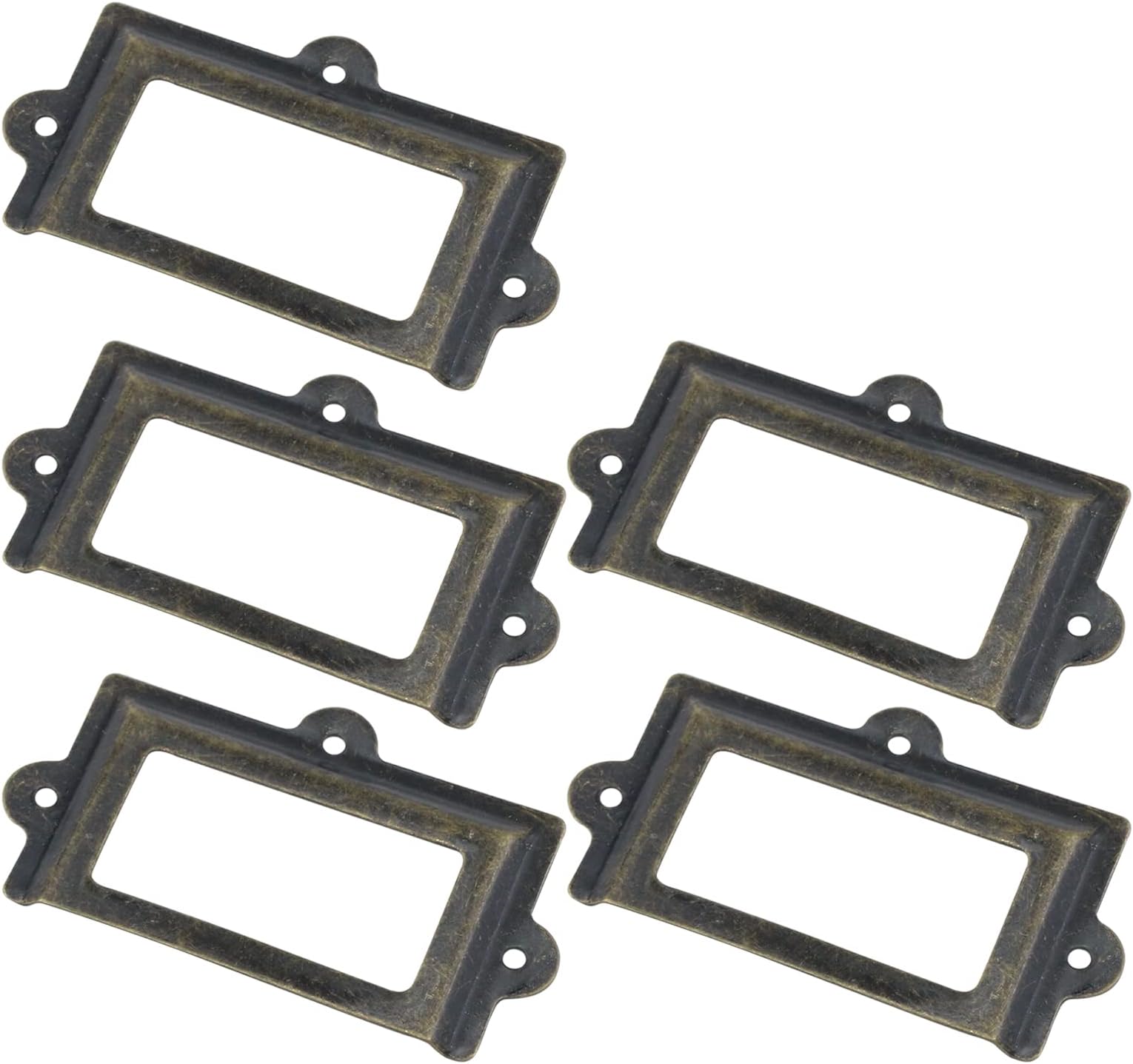 Amazon.com : 4 PCS Antique Tag Label Frames File Name Card Holder ...