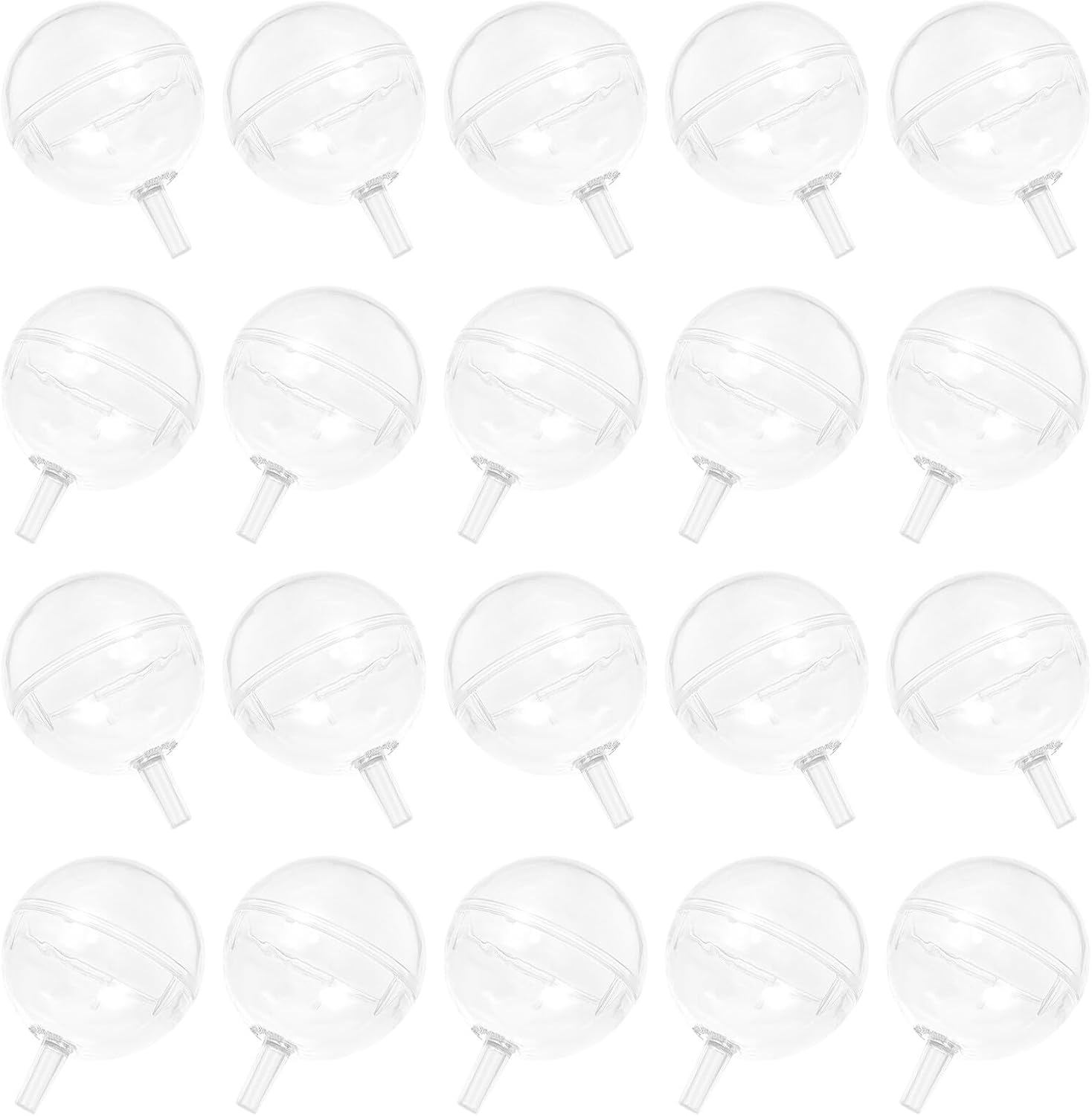 JOYOFREELY Chocolate Truffle Box Packaging Case, Plastic Candy Holder for Party Favors, 100pcs Set Suitable for Event Wrapping and Chocolate Ball Bouquet