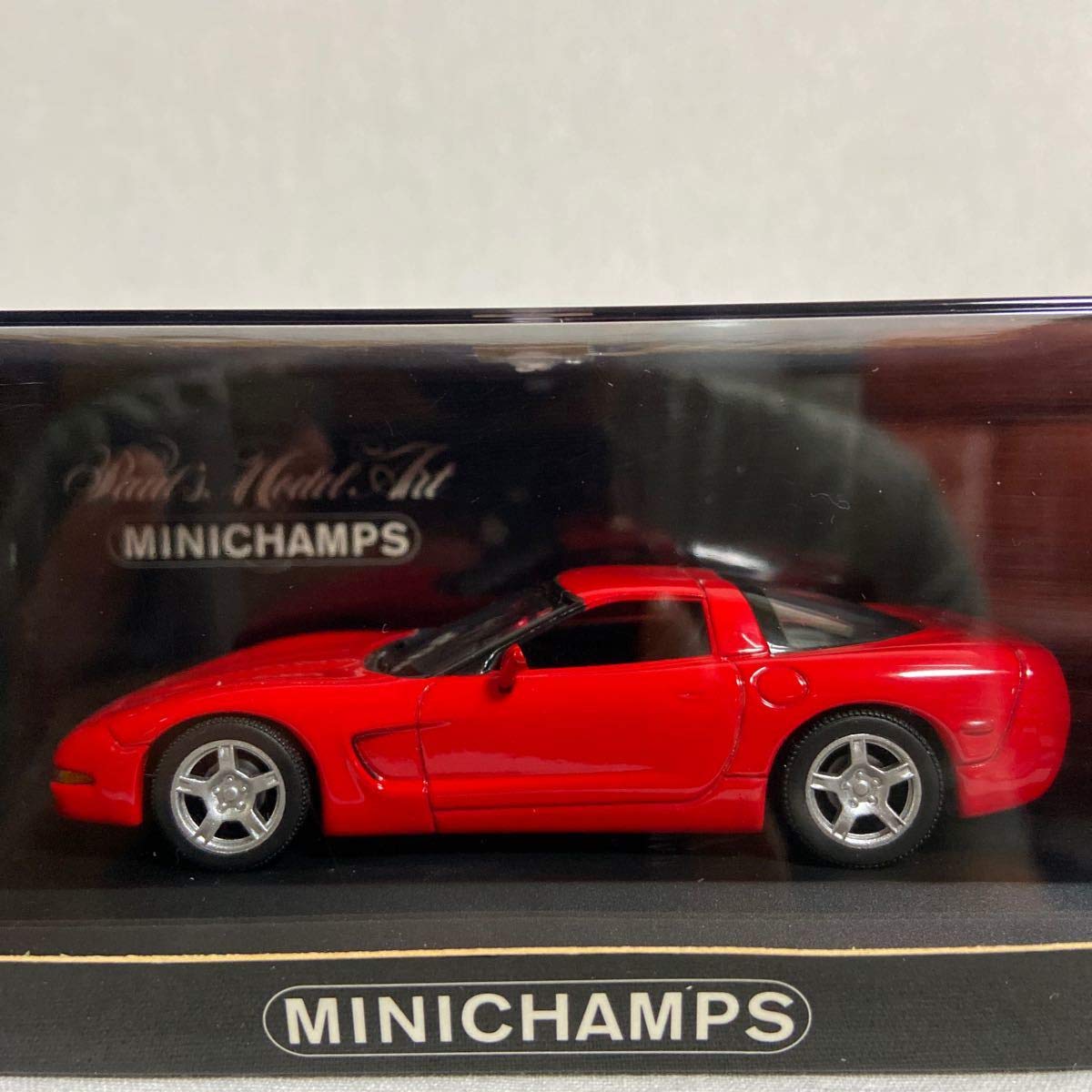 Amazon | MINICHAMPS 1/43 CHEVROLET CORVETTE 1997 C5 red PMA 