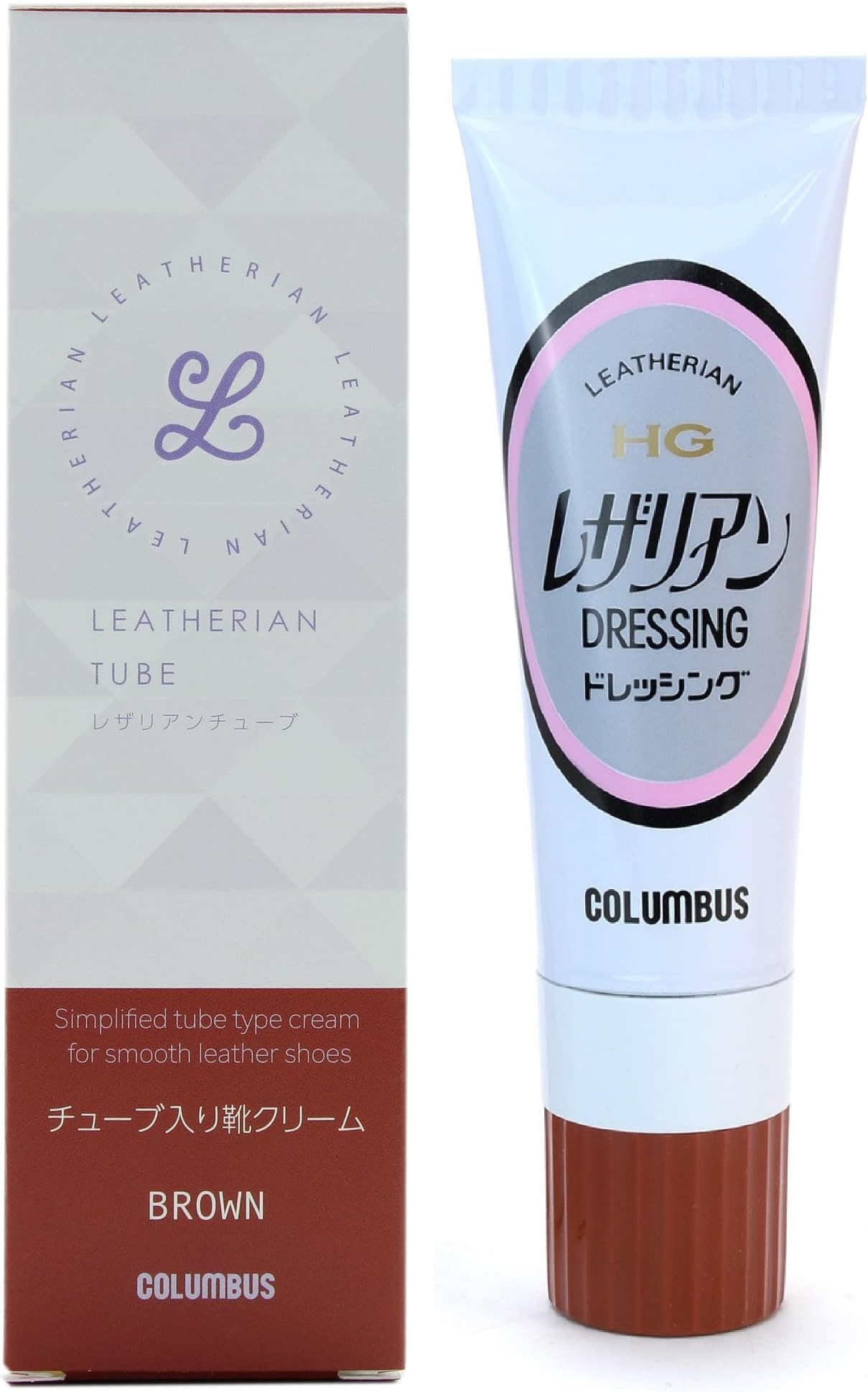 Columbus Shoe Cream, Nutrition, Glossy Preservation, Leatherian Tube