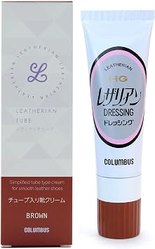 Columbus Shoe Cream, Nutrition, Glossy, Leather Retaining, Leather, Brown, 1.8 oz 50 g, brown french toast 19-1012tcx, 50g