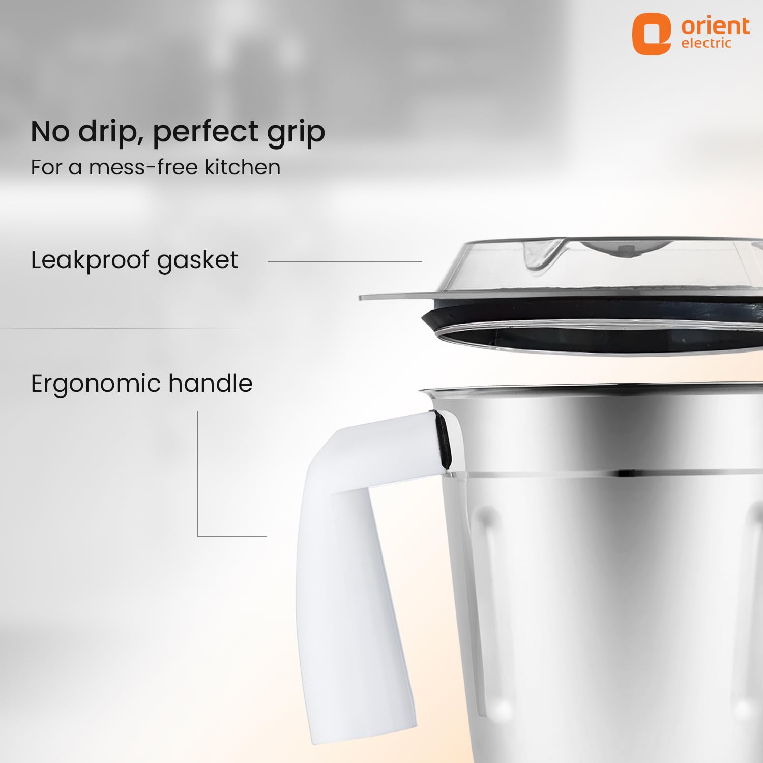 Orient Electric 750w Mixer Grinder Super Power 750 Mgsp75wb3