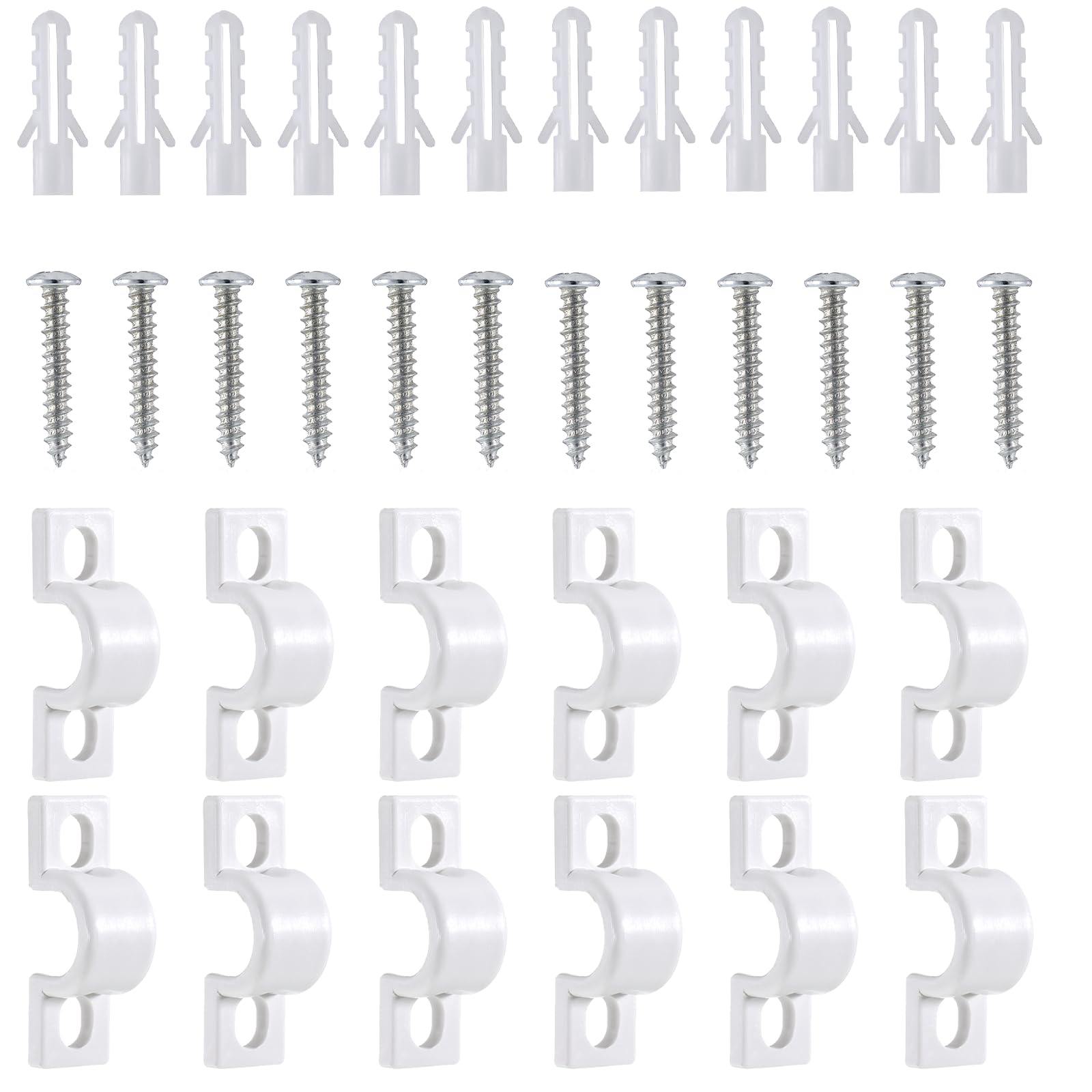 Shelf Clips for Metal Shelves - 12 Pack -1 Shelf Clips for Metal Shelves - 12 Pack -1