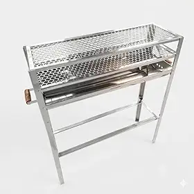 Churrasqueira para Trabalhar com Espetinho - toda em Aço Inox