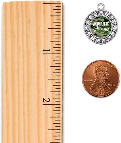 Miniatura 2 de Inspired Silver - Pulsera con dije de círculo de plata con joyas de circonita cúbica