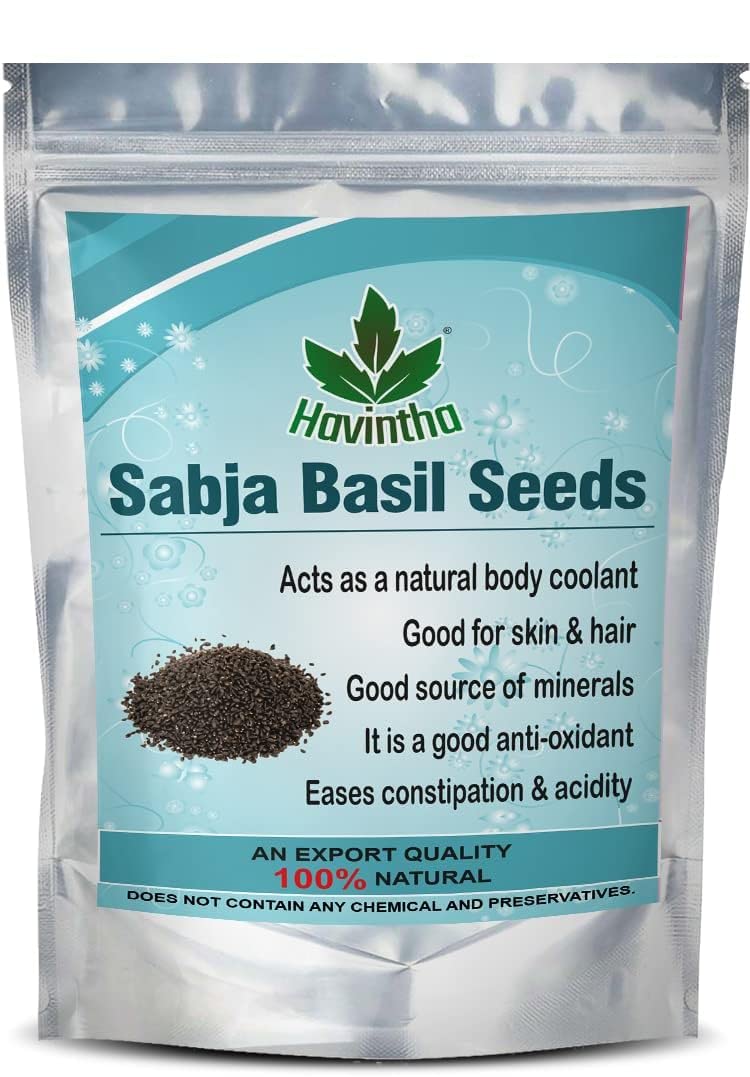 Havintha Sabja Basil Seed for Dietary Fiber, Vitamins, and