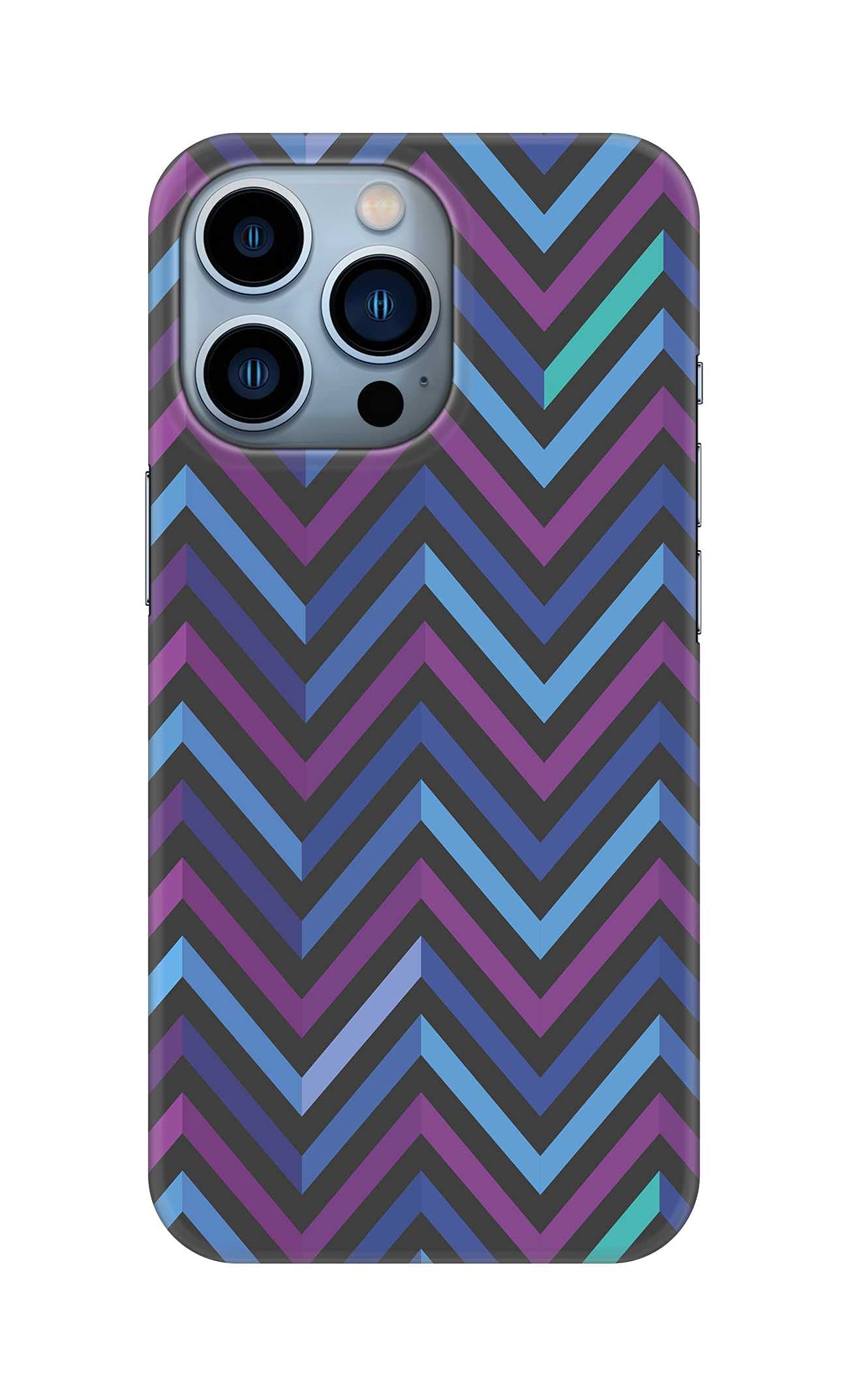 Stylizedd Case for iPhone 15 Pro, Slim Snap Classic Series Mobile Cover Hard PC Shield Matte Finish Print - Deep Chevron
