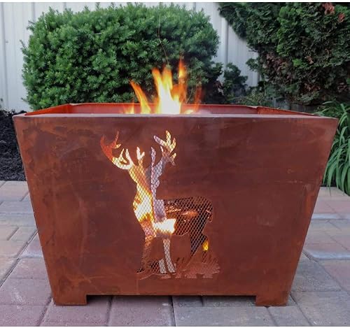 Miniatura 2 de Esschert Design Naturaleza Escena Fuego Cesta