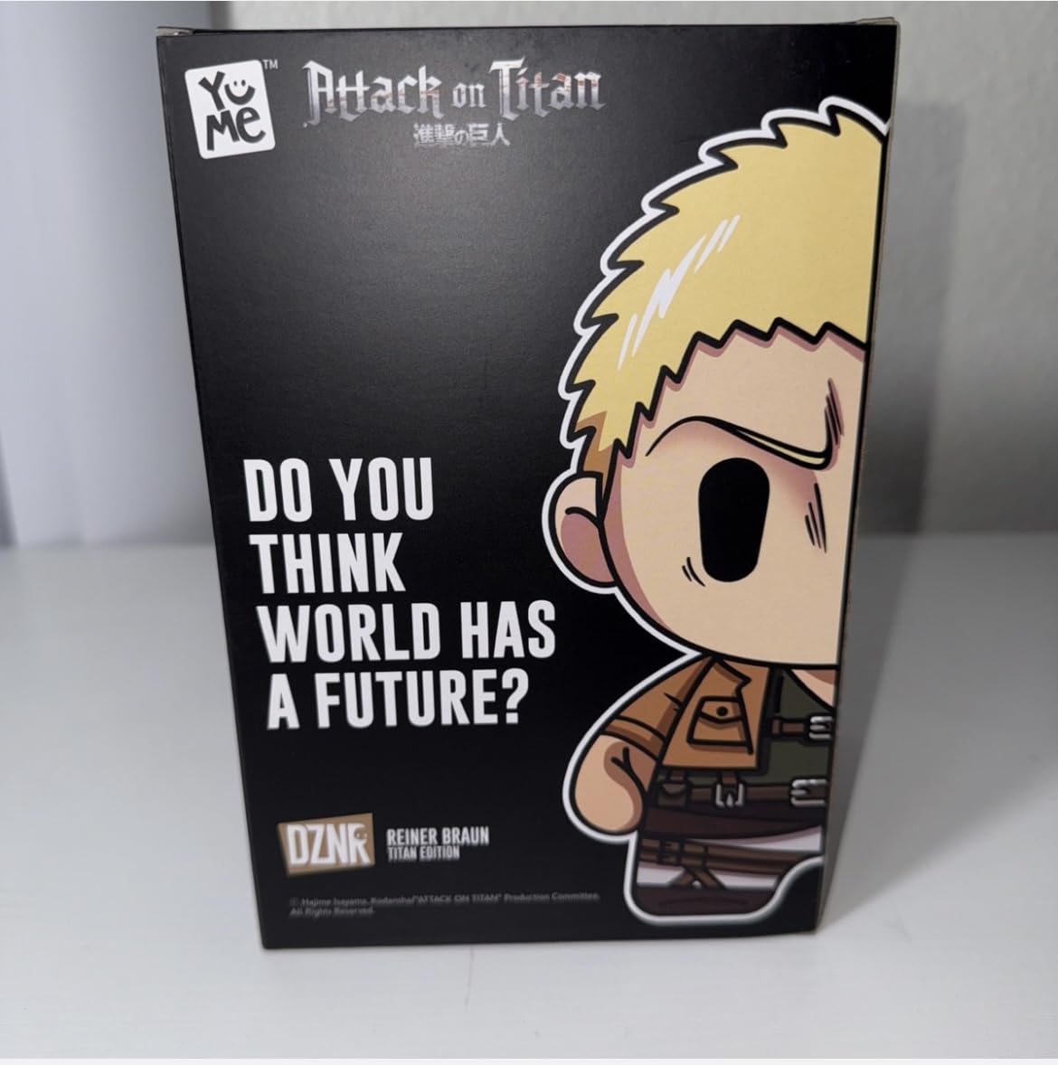 Amazon.com: DZNR Attack on Titan Reiner Braun Titan Edition
