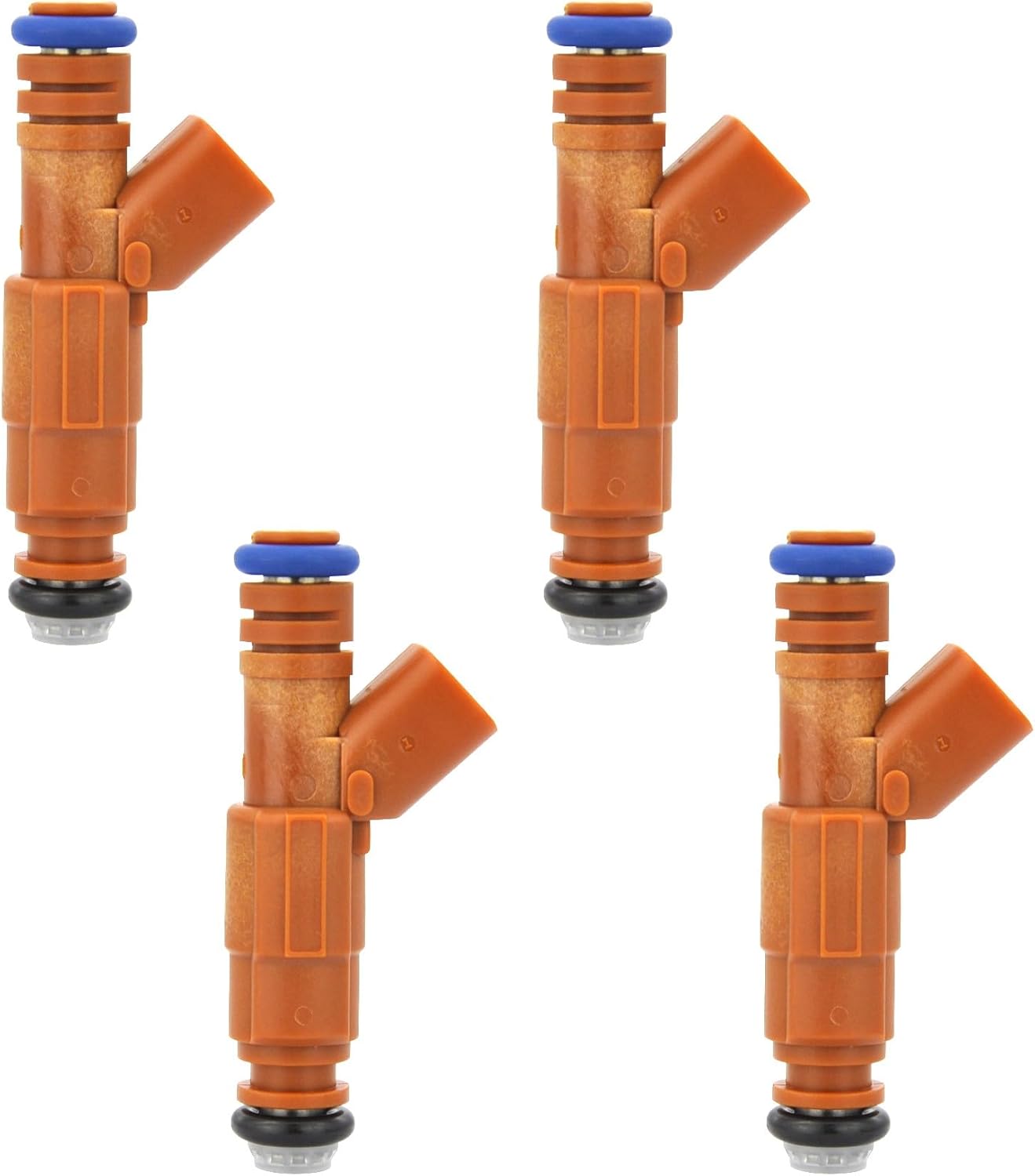 4PCS Fuel Injectors Compatible with Mazda 2005 6 2.3L, Automatic Transmission, with California Emissions, Replace# 84212359, L3E313250