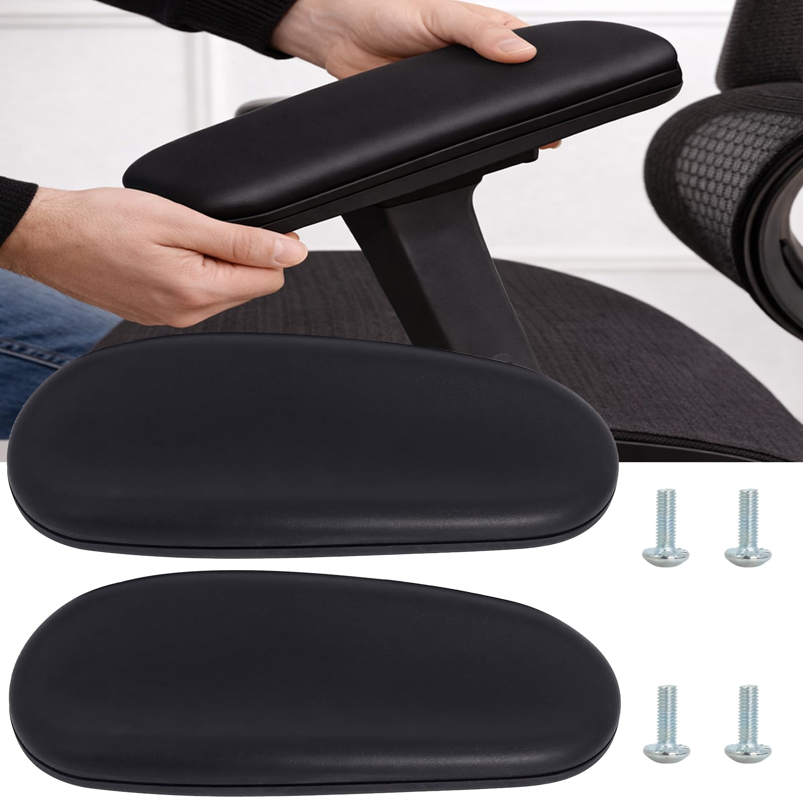 Podoy Chair Arm Pad Office 10 4 Replacement Part Armrest Cover #1043 for Desk (Pack of 2)