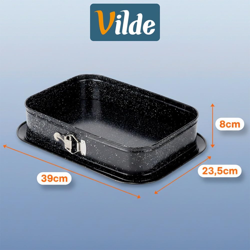 Vilde Molde rectangular de acero al carbono