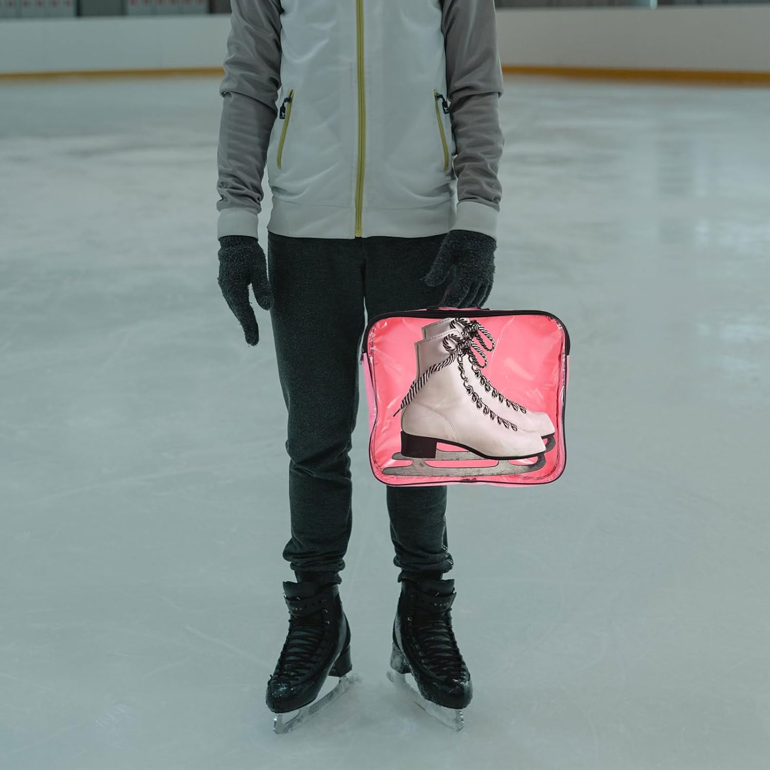 TOYANDONA Portable er Skates Storage Bag Handheld Design for Ice Skates Durable Wear Resistant for Outdoor Use