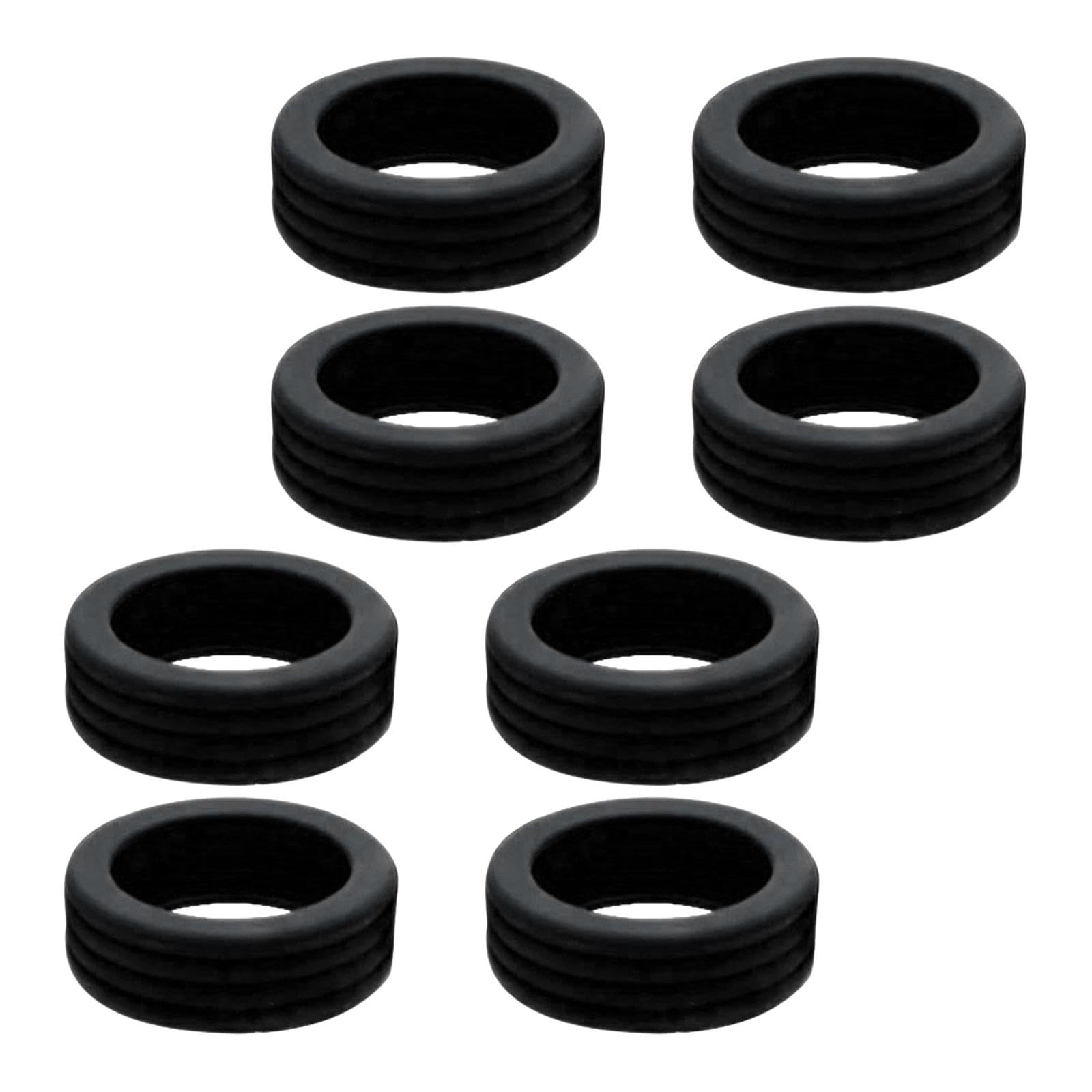 ™ 8 Pieces Silicone Luggage Wheel Covers Soft for Most Suitcase Travel Outdoor Black|Travel | Luggage-image-41