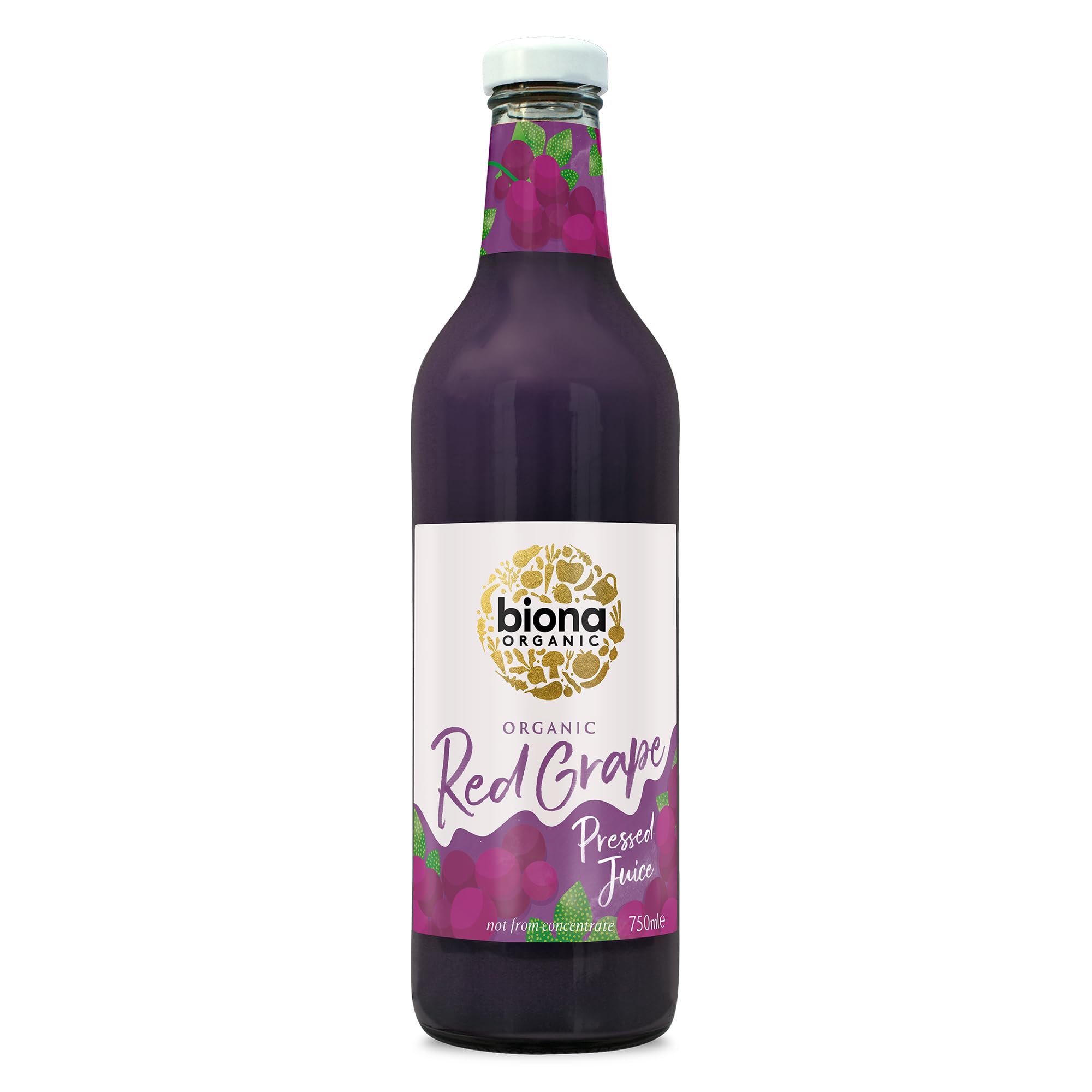 Biona Organic Red Grape Juice - Pressed 750ml
