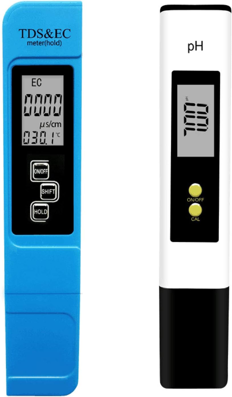 Water Quality Testing Pen, PH Acidometer Water Quality Detector PH Value Test Prod EC&TDS Conductivity Water Quality Testing Pen