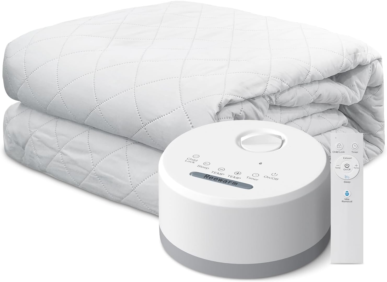 Reewarm Water Heated Mattress Pad, Water Heated Electric