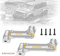 Vista 5 de OGRC - Eje de transmisión de alta resistencia eje central de acero inoxidable para TRX4M 1/18 RC Crawler Car