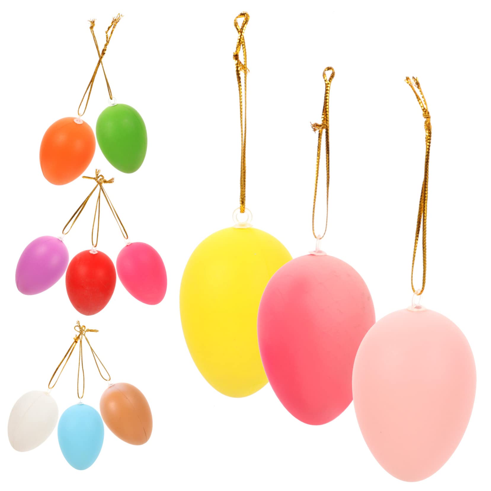 ABOOFAN 72 Pz Uova Di Pasqua Decorativo in Schiuma Giocattolo Per Bambini Mini Giocattoli Per Bambini Ornamenti Appesi All' Di Pasqua Plastica Gesù Bambino Uova Giocattolo