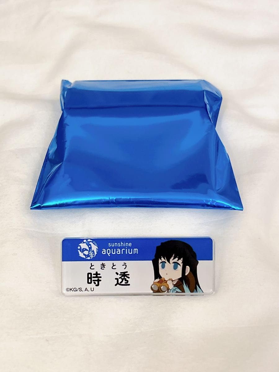 Amazon.co.jp: 鬼 滅 サンシャイン 水族館 ネームバッチ 時透無