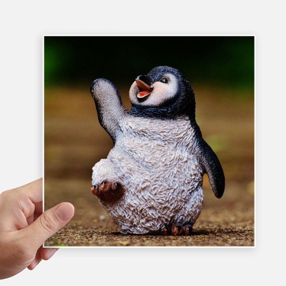 Adhesivos de pingüinos de 20cm resistentes al agua para personalizar paredes y cascos