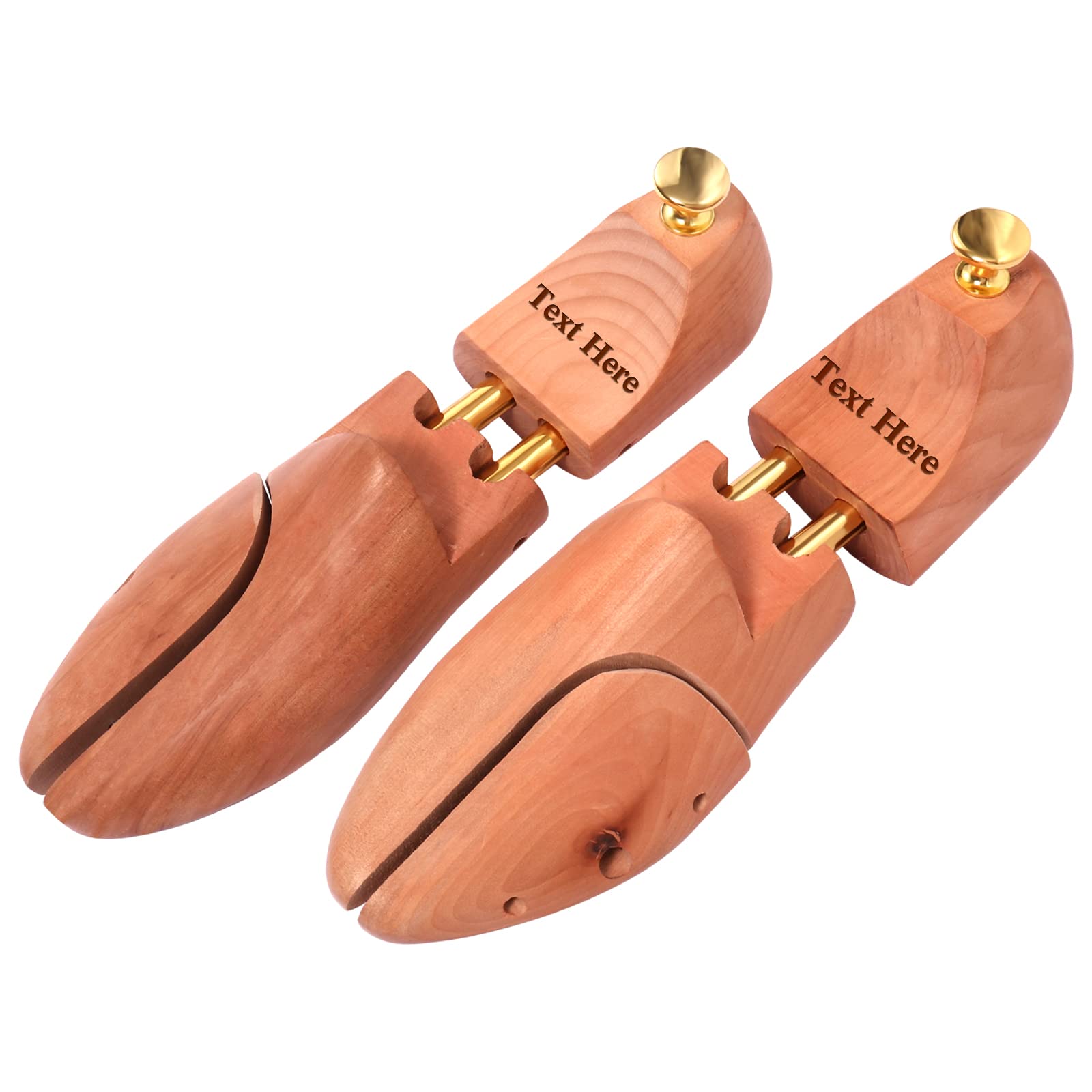Personalisierte Gravierte Holzschuhspanner Individueller Name Schuhspanner FÜR Mann (sty1)