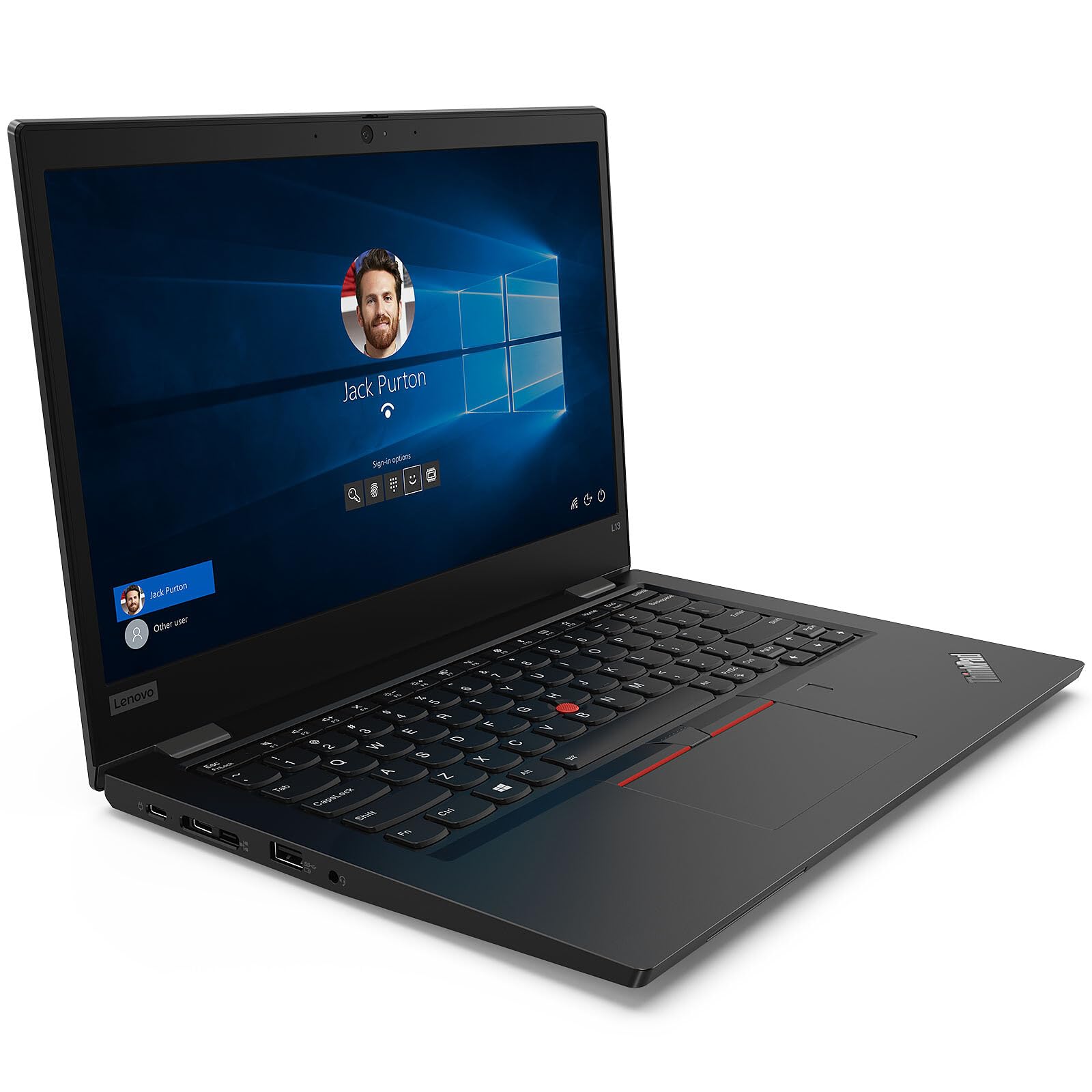 Lenovo Thinkpad L13 Gen 2 - Notebook da 13,3 FHD pollici, Intel Core i3-1115G4, 4 GB RAM, SSD da 256 GB, tastiera giapponese, Windows 11 Pro (ricondizionato)