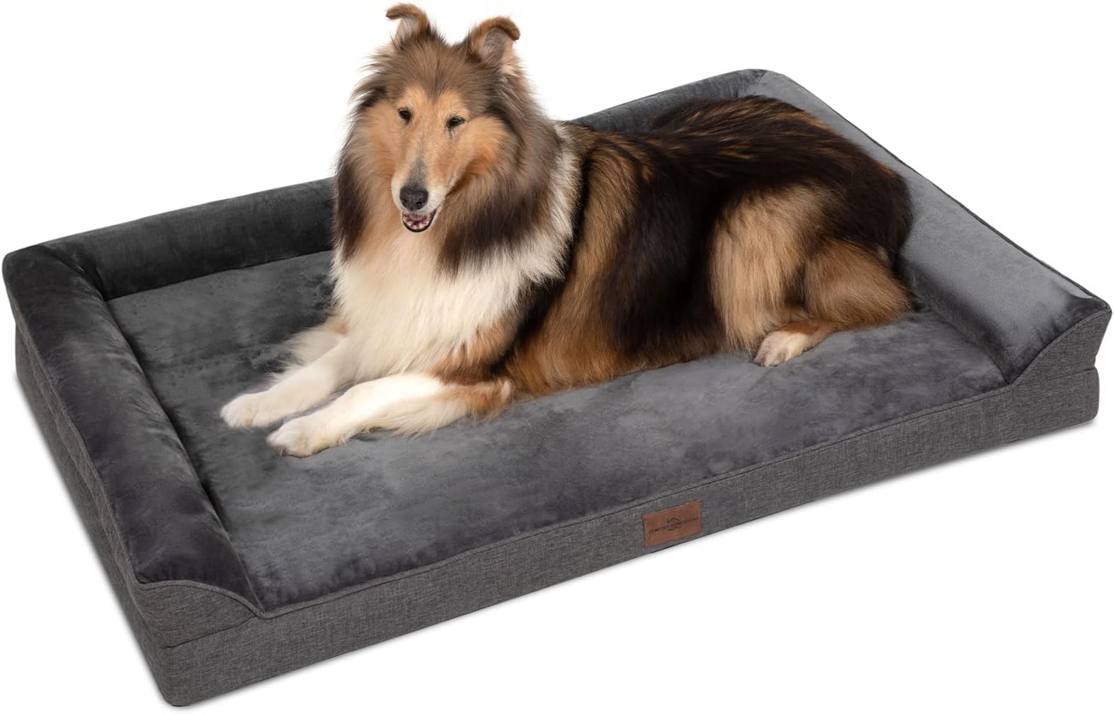 Comfort Expression Washable Dog Bed, Jumbo Dog Beds for Extra Large Dogs, XL Dog Bed with Washable Cover,Waterproof Extra Large Dog Bed, Large Size Orthopedic Dog Bed