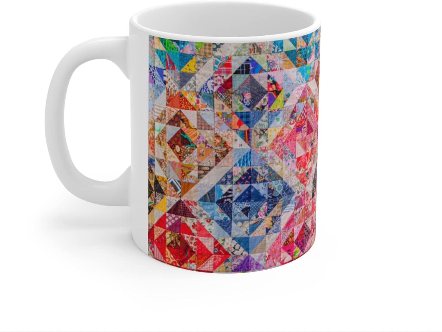 Quilt Mug, Gift for Quilter, Quilter Gifts, Sewer Mug, Vintage Quilt, Gift for Sewer, Sewing Mug, Unique Coffee Cup