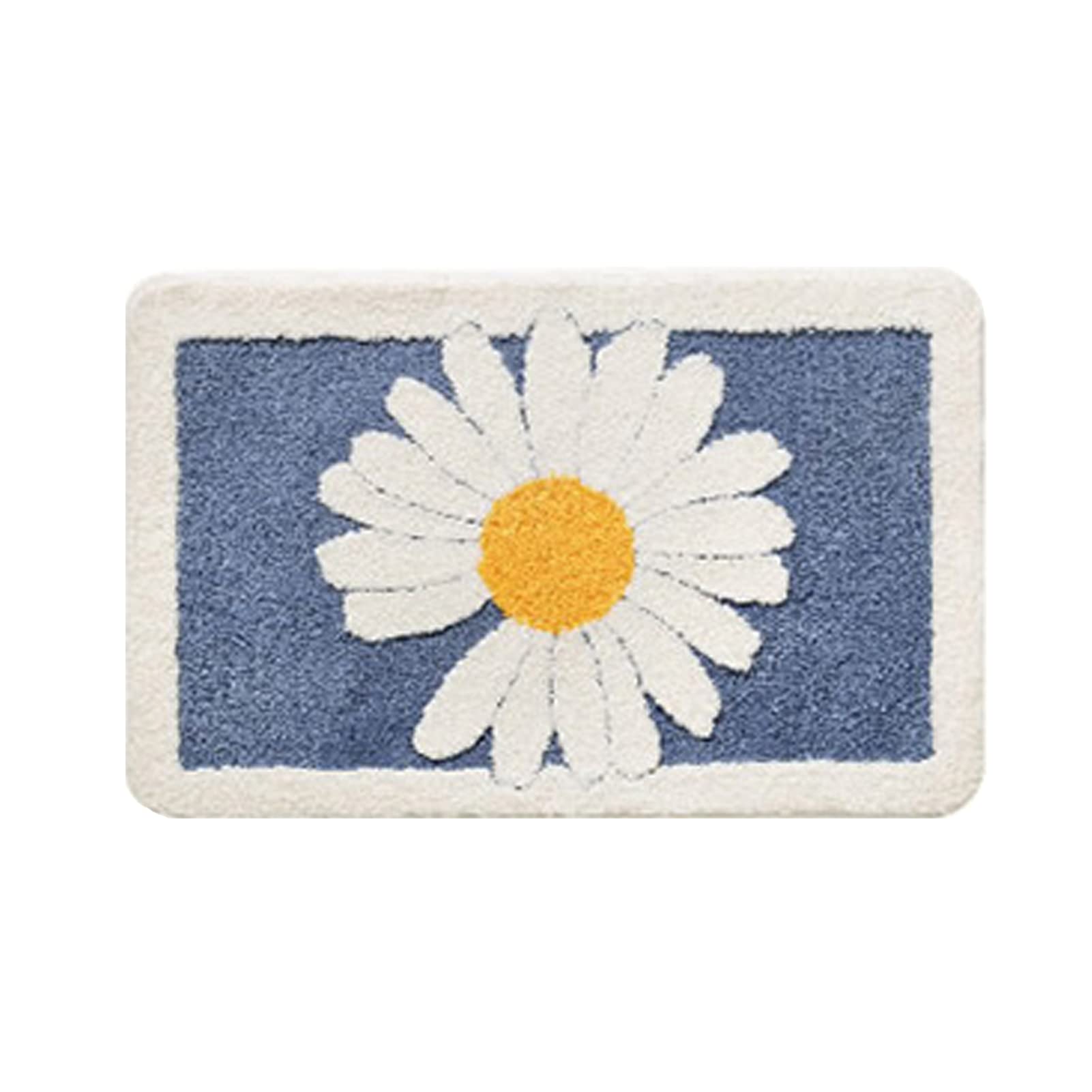 Tappetino Bagno Antiscivolo, Tappeto Assorbente Morbido Confortevole in Fibra Spessa, Adatto per Camera Letto, Cucina, Vasca Bagno, Ingresso,A,50 * 80