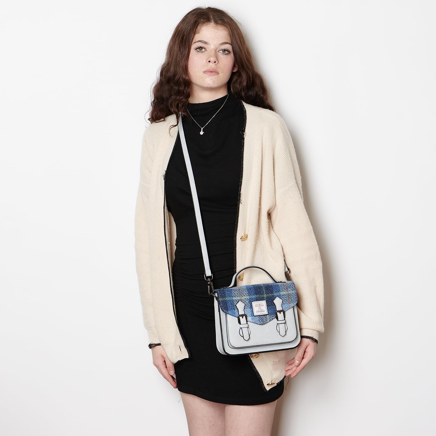 Islander® The Calton Satchel - Ladies Satchel With HARRIS TWEED - Small and Medium - Image 2