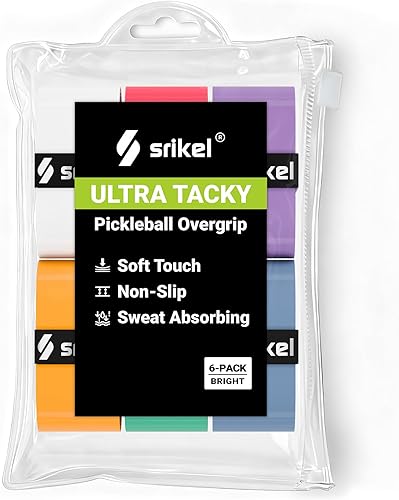 Miniatura 9 de Overgrip de paleta de pickleball – Cinta de agarre de pickleball ultra adherente, absorbente y antideslizante, suave al tacto y duradera para