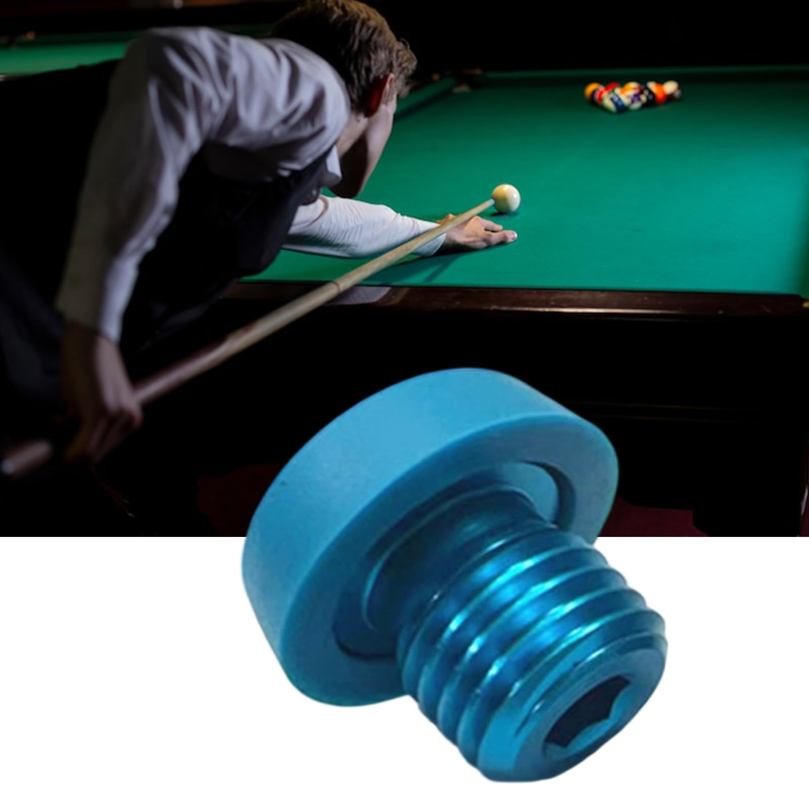 Pool Cue Bottom Bumper Protector Billiard Cue Bottom Covers Block Butt Billiard Cue Rubber Plug Billiard Accessory