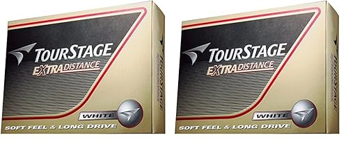 BRIDGESTONE(ブリヂストン) ゴルフボール TOURSTAGE エクストラディスタンス 1ダース(12個入り) ホワイト TEWX (× 2)