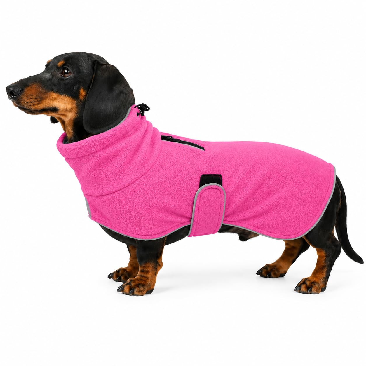 Morezi Cozy Dog Fleece Jumper, Dachshund Coat, Small Dog Jacket for Winter