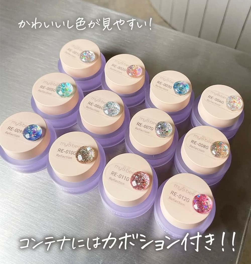 Amazon.co.jp: my&bee マイビー カラージェル リフレクション 全12色 Amazon.co.jp: my&bee マイビー カラージェル リフレクション 全12色