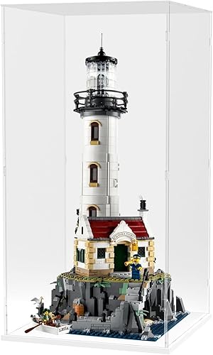 Vista 65 de Choowin Vitrina de acrílico para Lego Infinity Gauntlet 76191 para Lego Gauntlet 76223 para Lego Display Estuches de acrílico transparente grueso