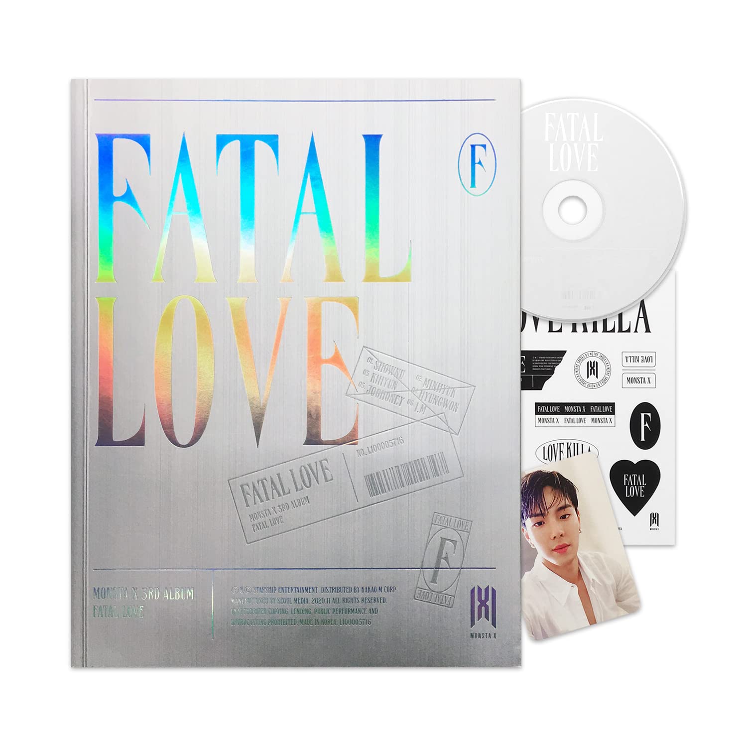 Amazon.com: MONSTA X - The 3rd Album [FATAL LOVE] (Ver. 4