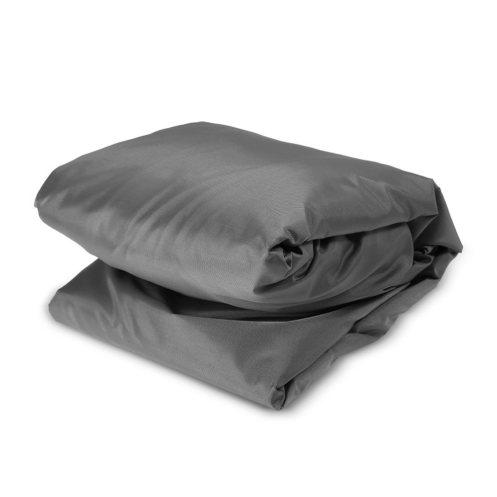 Lixada Universale Kayak copertura, impermeabile e resistente ai raggi UV, Polvere Protezione Scudo per barca Canoa, grigio, 4.0m