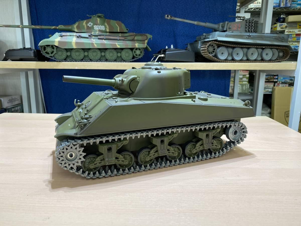 砲身リコイル&メタル版 ヘンロン1/16 U.S. M4A3 SHERMAN Amazon.co.jp: 882 3898-1UA (0823B) ヘンロン 1/16 M4A3シャーマン
