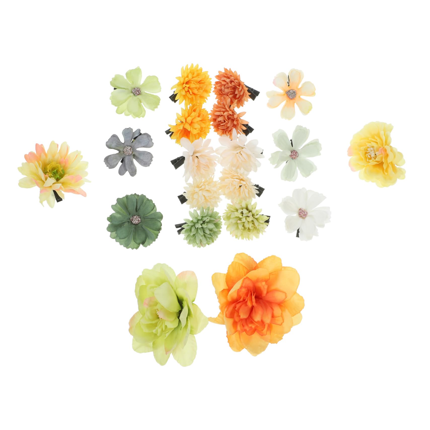 MAGICLULU 80 Piezas accesorios para el cabello de flores niño pinzas para el cabello hair clips horquillas moño tiara pasador de pelo pequeña horquilla adornos para el cabello para mujeres