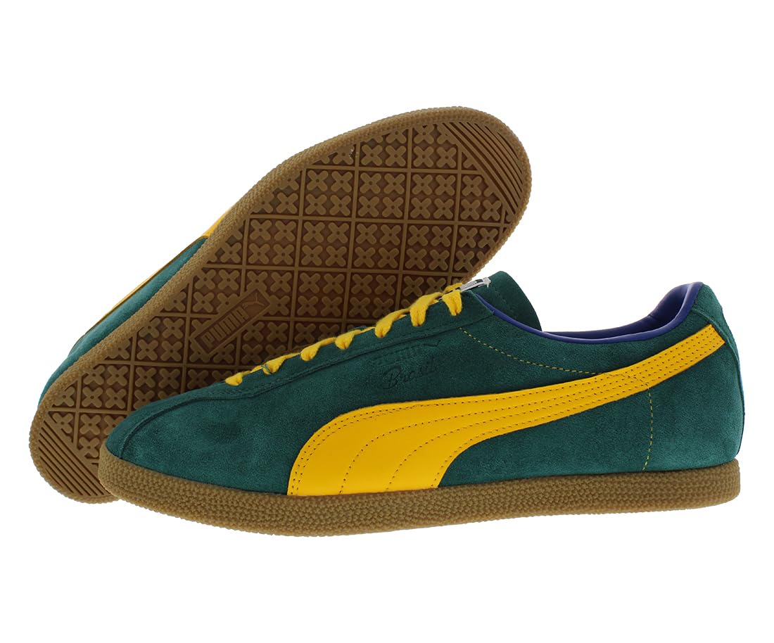 PUMA Mens Brasil Lace Up Sneakers Shoes Casual