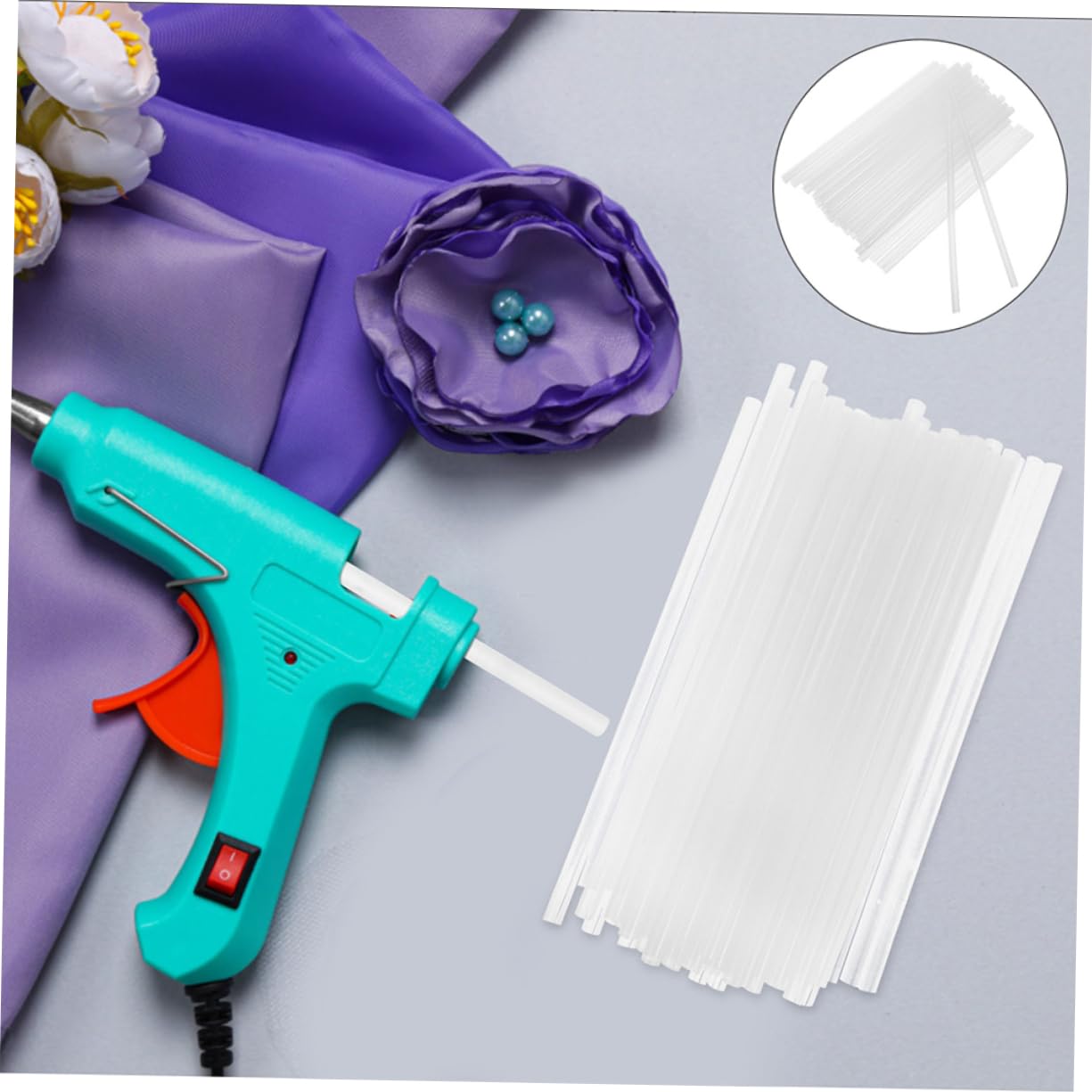 TEHAUX 100 Bâtons de Colle Chaude pour Pistolet à Colle, Résine et Cire Antioxydante, Adhérence Forte, Peu de Bulles, pour Décorations et Réparations à Domicile