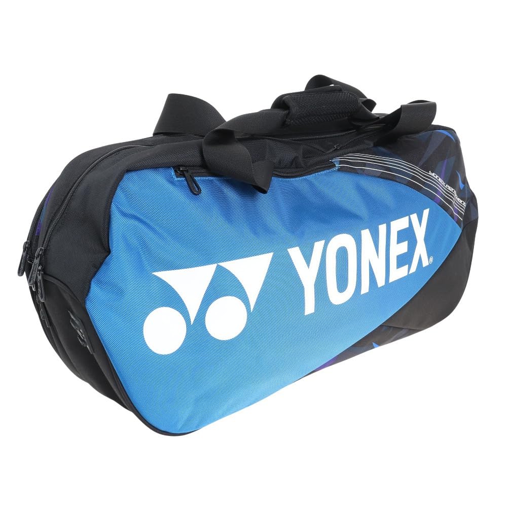 YONEX BAG2201W FF Tennis Bag, Tournament Bag, With Shoe Storage Pocket, Holds 2 Tennis Racquets, Fine Blue (599)
