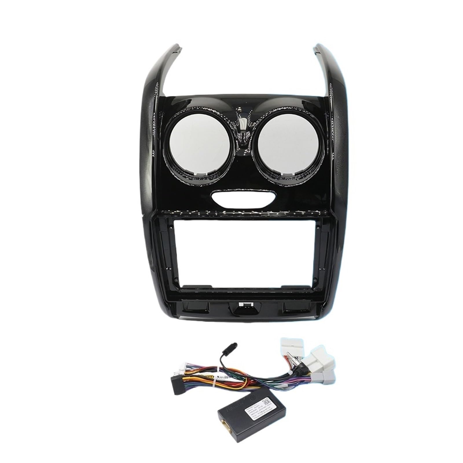 JKELPV Car Radio Frame Kit Fit For RENAULT DUSTER 2012-2018 9/10.1 Inch Car Radio Android MP5 Player Casing Panel Frame Fascia Radio adapter(2015 SET)